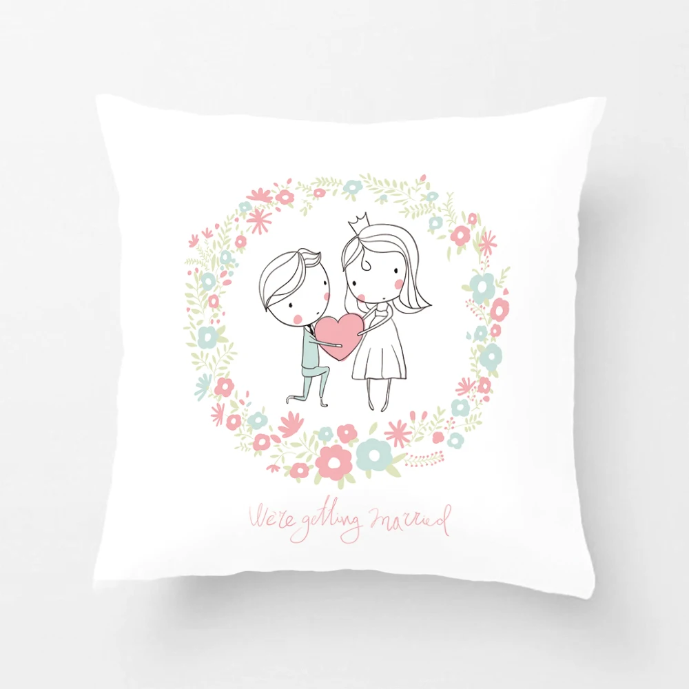 

We Are Getting Married Decorative Wedding Throw Pillow Case Home Decor Cushion Cover Pillowcase By Lvsure Wedding Gift