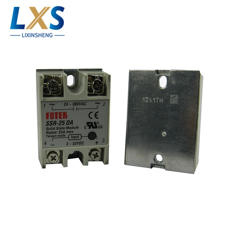 SSR-25DA Solid State Relay SSR Relay 25A 24-380VAC 3-32VDC FOTEK Relay