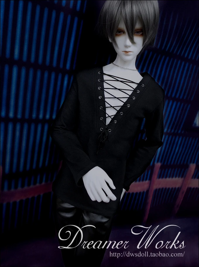 

1/4 1/3 scale BJD clothes Long-sleeved T-shirt top for BJD/SD doll accessories,Not included doll,shoes,wig,and other 1222