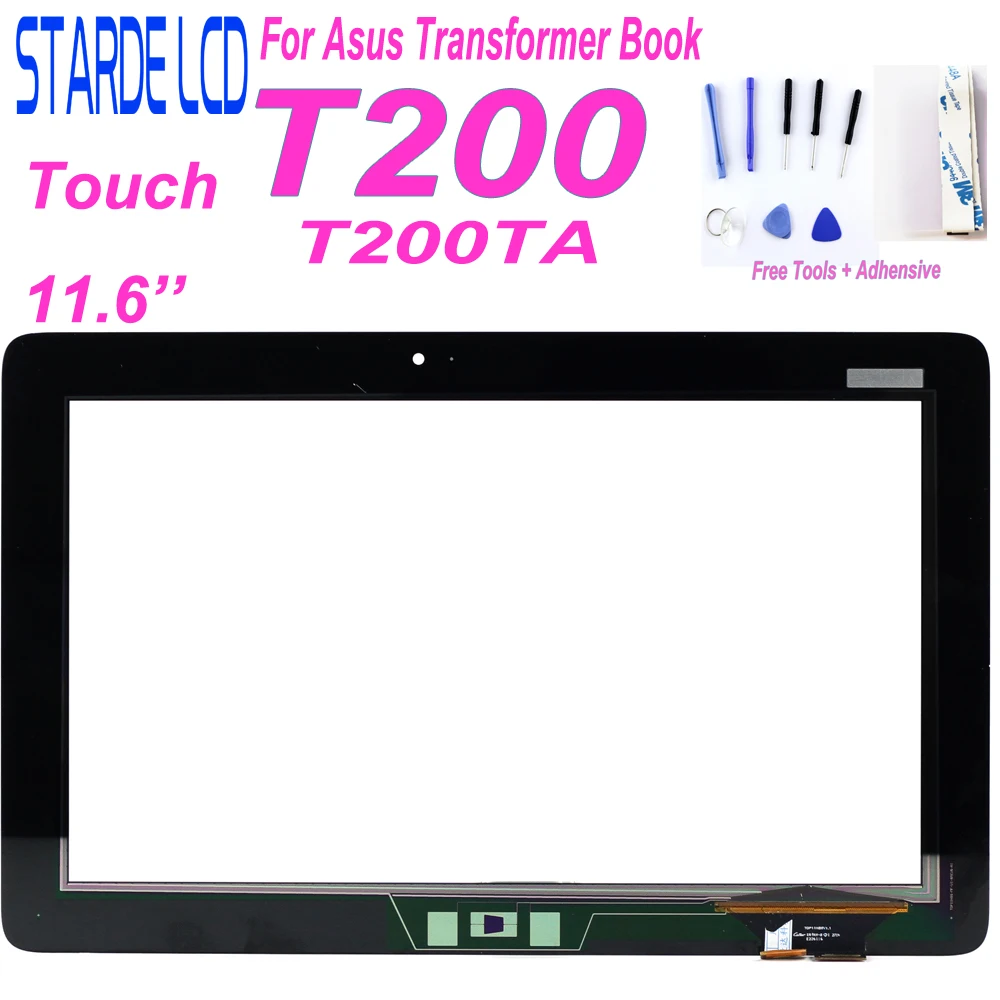 STARDE Replacement Touch For Asus Transformer Book T200TA T200 Touch Screen Digitizer Panel Glass Sensor 11.6 Black 