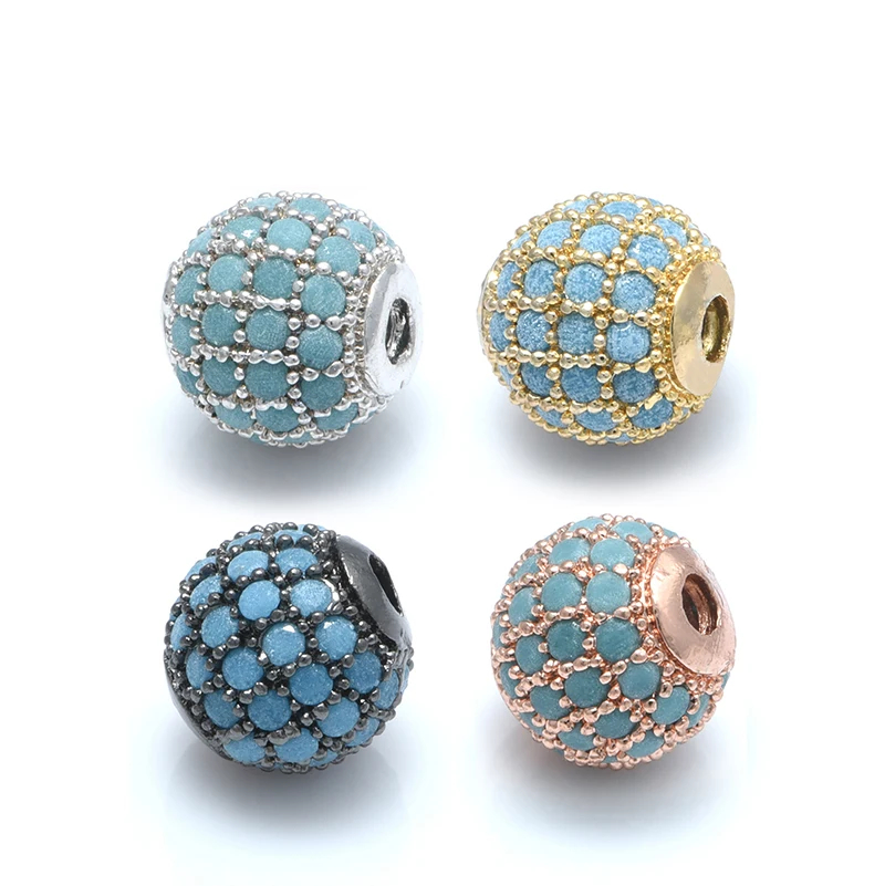 1pcs 8mm 10mm 9 Styles  Beads Jewelry Findings for Woman Man Bracelet Jewelry Making Ball Beads DIY Handmade Natural Stone Beads