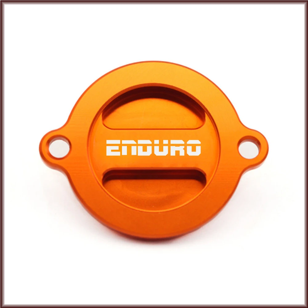 For KTM 690 ENDURO R 690ENDURO 2009 2010 2011 2012 2013 2014 2015 2016 Engine Oil Filter Cover Cap Motorcycle Accessories Orange