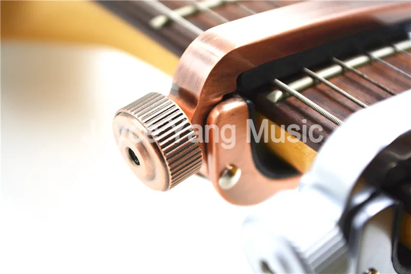 Alice A007J Ajustable Roller Metal Guitar Capo Clamp For Acoustic Electric Guitar Gold/Copper/Bronze Free Shipping Wholesales