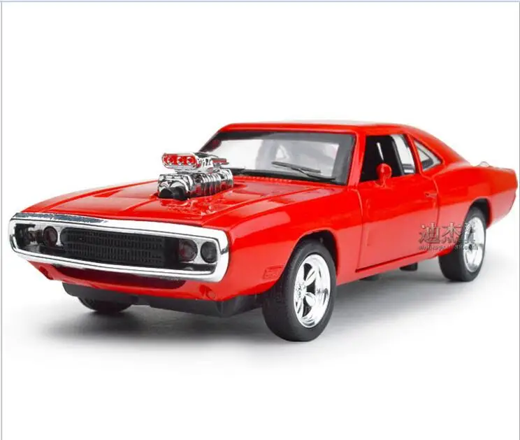 So Cool!The Fast And The Furious Dodge Charger Alloy Cars Models Kids Toys Wholesale Four Color Metal Classical Cars