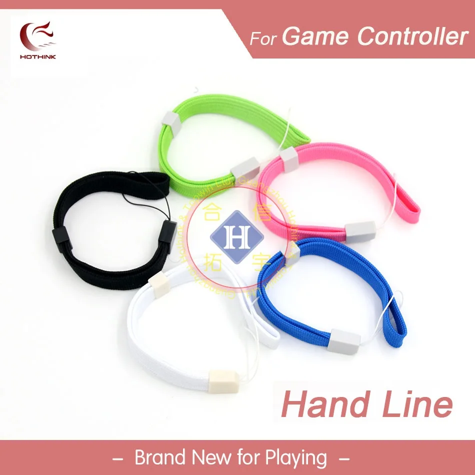 HOTHINK 5pcs/lot Colourful Wrist Strap Handle Lanyard For Wii WiiU remote controller PS3 MOVE / 3DS PSVITA Game