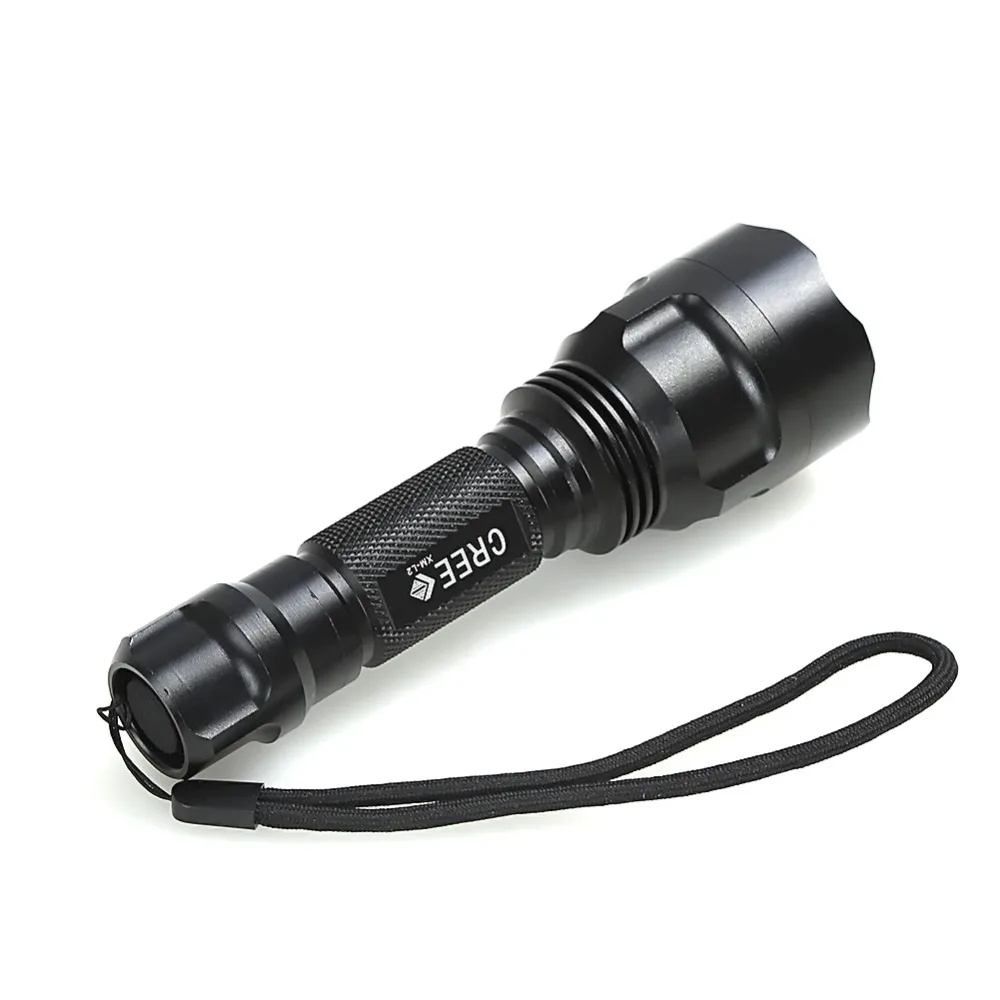 1mode C8 L2 powerful led flashlight 18650 battery Home outdoor camping Riding Night Hiking Prerequisites waterproof flashlights
