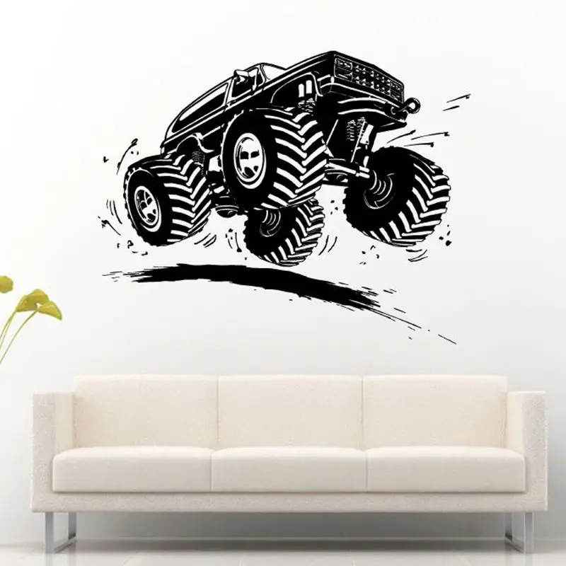 

Off Road 4x4 Vehicle Stickers Wall Sticker Decor Posters Vinyl Room Decoration Decals Decor Mural SUV Car Decal