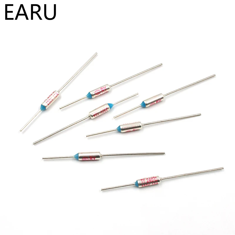 10-20Pcs TF 240 Celsius Degrees 0 Temperature Circuit Cut Off Thermal Fuse 250V 10A Eletric Rice Cooker Microwave Oven Refrige