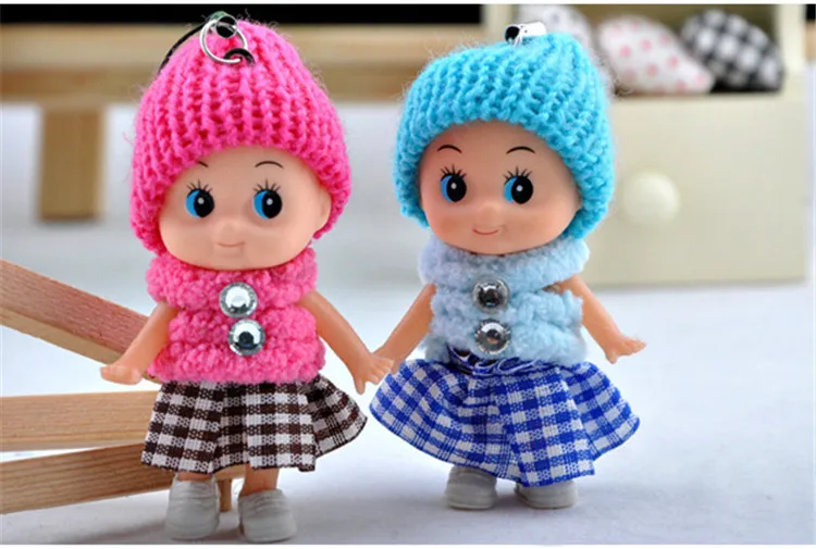 5PCS NEW Kids Toys Soft Interactive Baby Dolls Toy Mini Doll For girls and boys