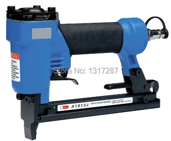 

air stapler J1013 pneumatic narrow crown stapler 10mm U style, length of nail:6-13mm 4-7BAR 60-110psi