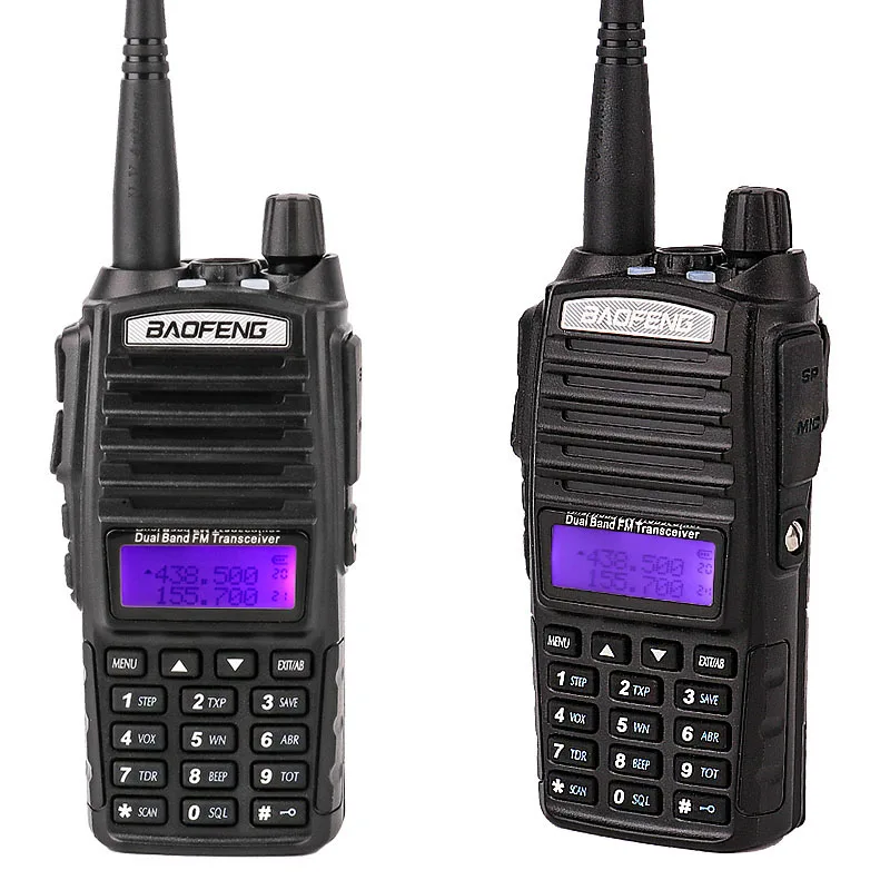 2 Finger PTT walkie talkie baofeng UV-82 two way radio FM radio amador baofeng uv 82 with Dual-Band cb ham radio hf transceiver