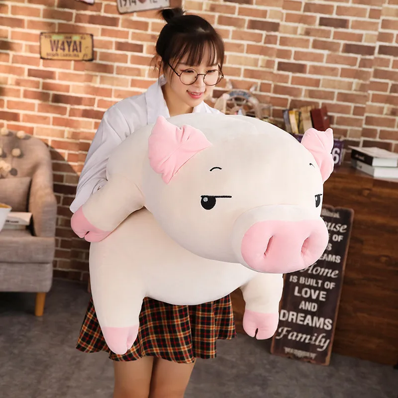 1pc 40-70CM Soft Down Cotton Cute Pig Plush Doll Stuffed Lovely Pink Piggy Doll Baby Software Pillow Gift for Girlfriend