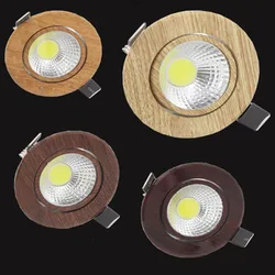 3W 5W 7W 9W Dimmable COB LED Embeded Downlights Spot Light AC85V-265V Recessed Ceiling Lamp