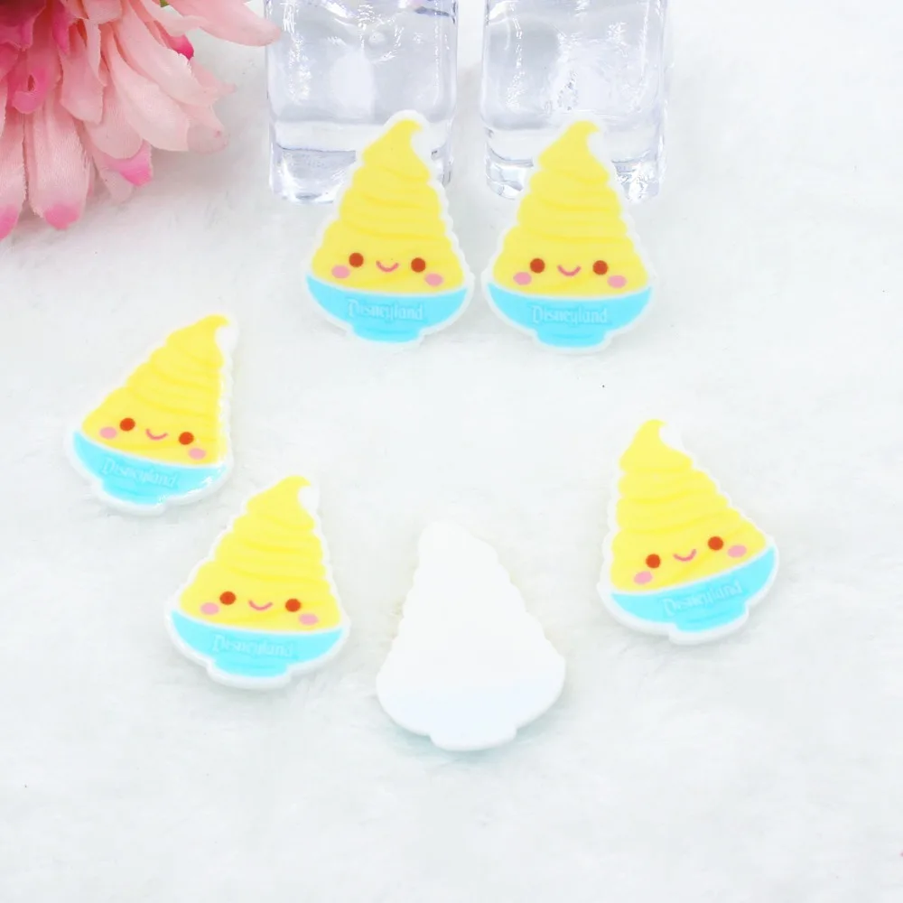 50pcs/lot DIY resin cabochons accessories planar resin cake DIY resin cabochons accessories