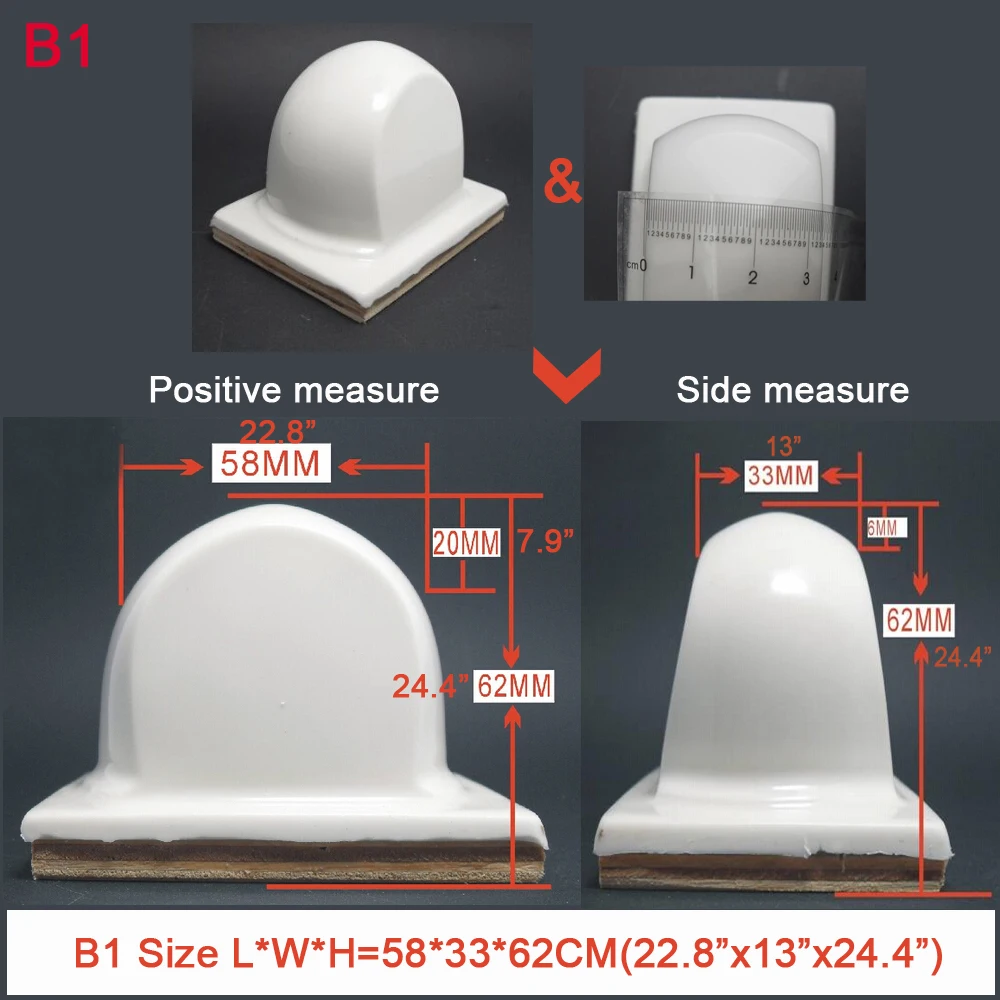 TJ Wholesale B1 pad printing silicone rubber pad Square silicone pad 22.8