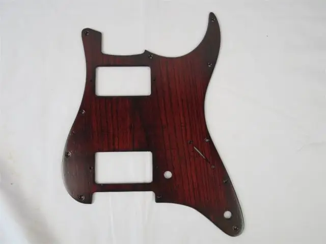 

1PCS hand made solid Ailanthus wood GUITAR Pickguard HH #2690