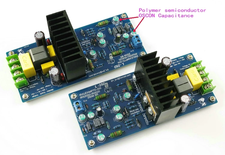 

2 шт. L25D IRAUDAMP7 IRS2092 + IRFI4020 250 Вт * 2 8 R цифровой усилитель доска finshed board