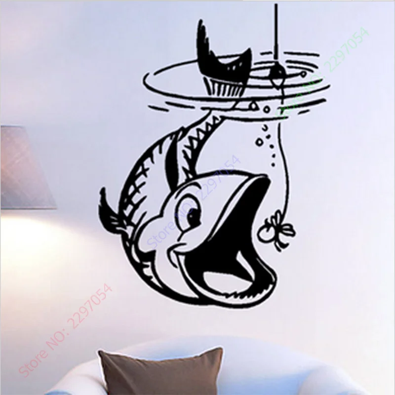 

Fish Wall Stickers Home Decor SIze:560mm*750mm PVC Vinyl Paster Removable Art Mural Cartoon Child