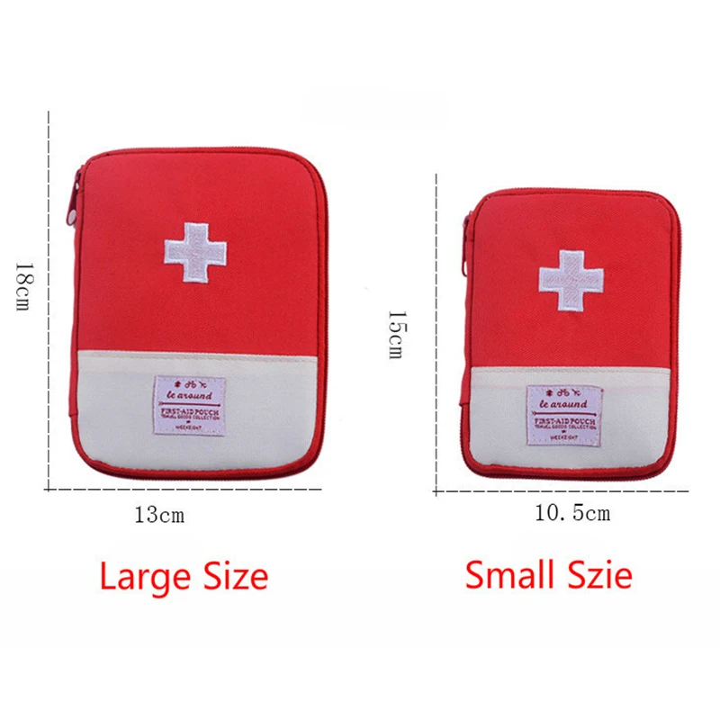 Mini bolsa de botiquín de primeros auxilios al aire libre, paquete de Medicina de viaje portátil, Kit de emergencia, bolsas pequeñas, divisor de