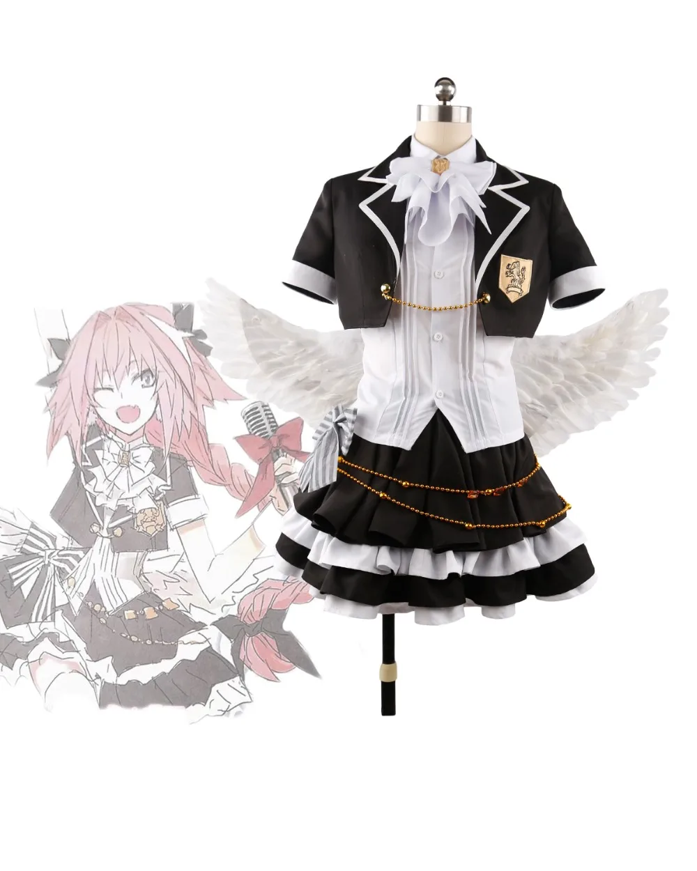 

FGO Astolfo Cosplay Fate Grand Order Rider Astolfo Idol Dress Cosplay Costume Custom Made Any Size