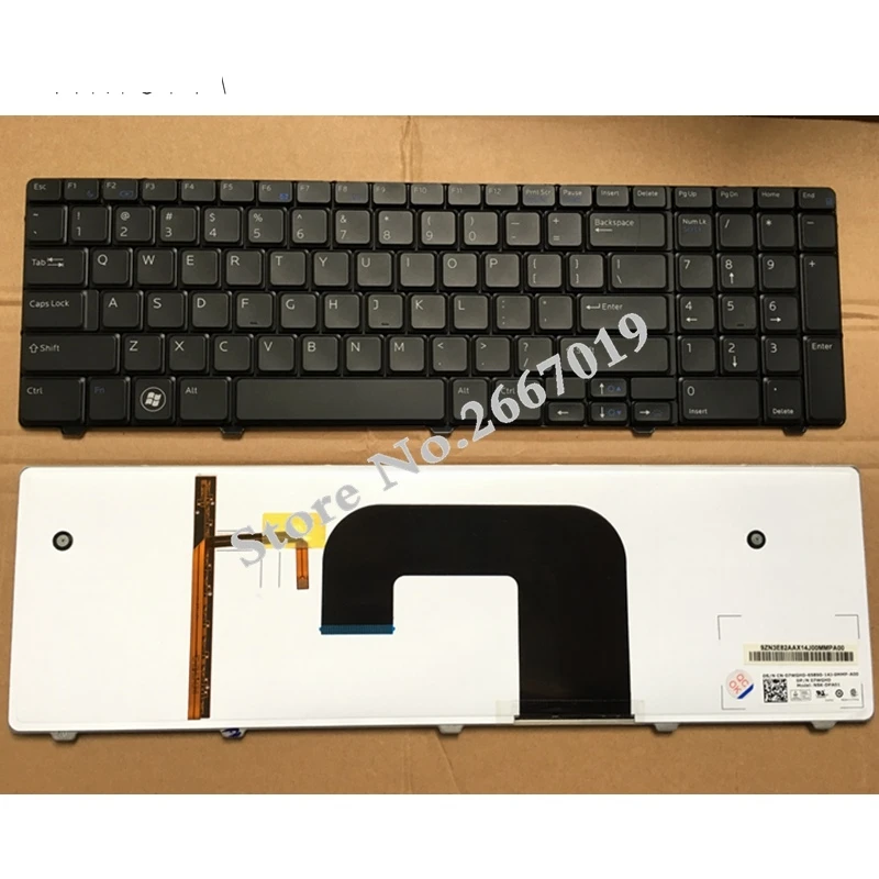 

US New Replace laptop keyboard For DELL For Vostro 3700 V3700 I7-720 Backlit