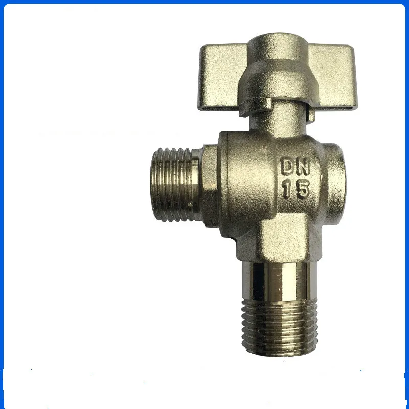 Valve Home Pipe Triangular Universal Threaded  Faucets Toilet Water Kitchen Supplies Heater Bath Adapter