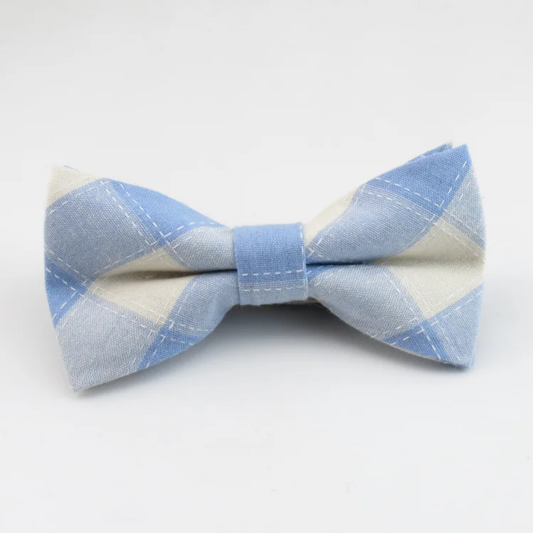 Weiliboyin cotone bowtie griglia papillon da uomo cravatta per gli uomini di nozze partito plaid bowties per ragazzi accessori abito gravata