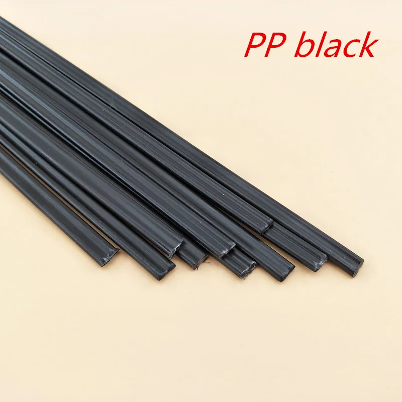 12pcs plastic welding rod black PP plastic floor welding rod automobile bumper plastic welding 5mm