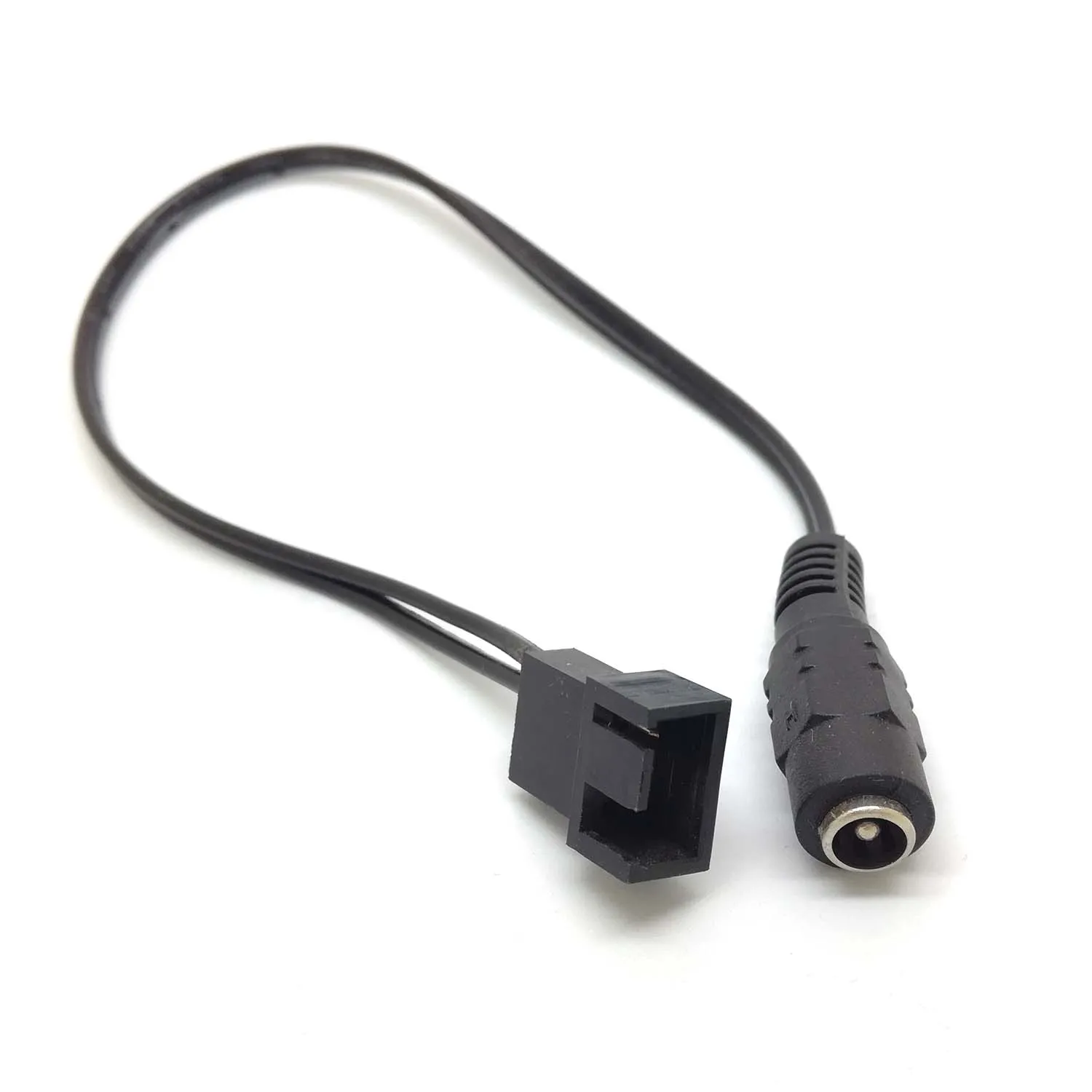 PC 4PIN/3pin /2pin fans male to 5.5mm x 2.1mm female DC Power cable 12v 9v 5v for fans moden Route camera new