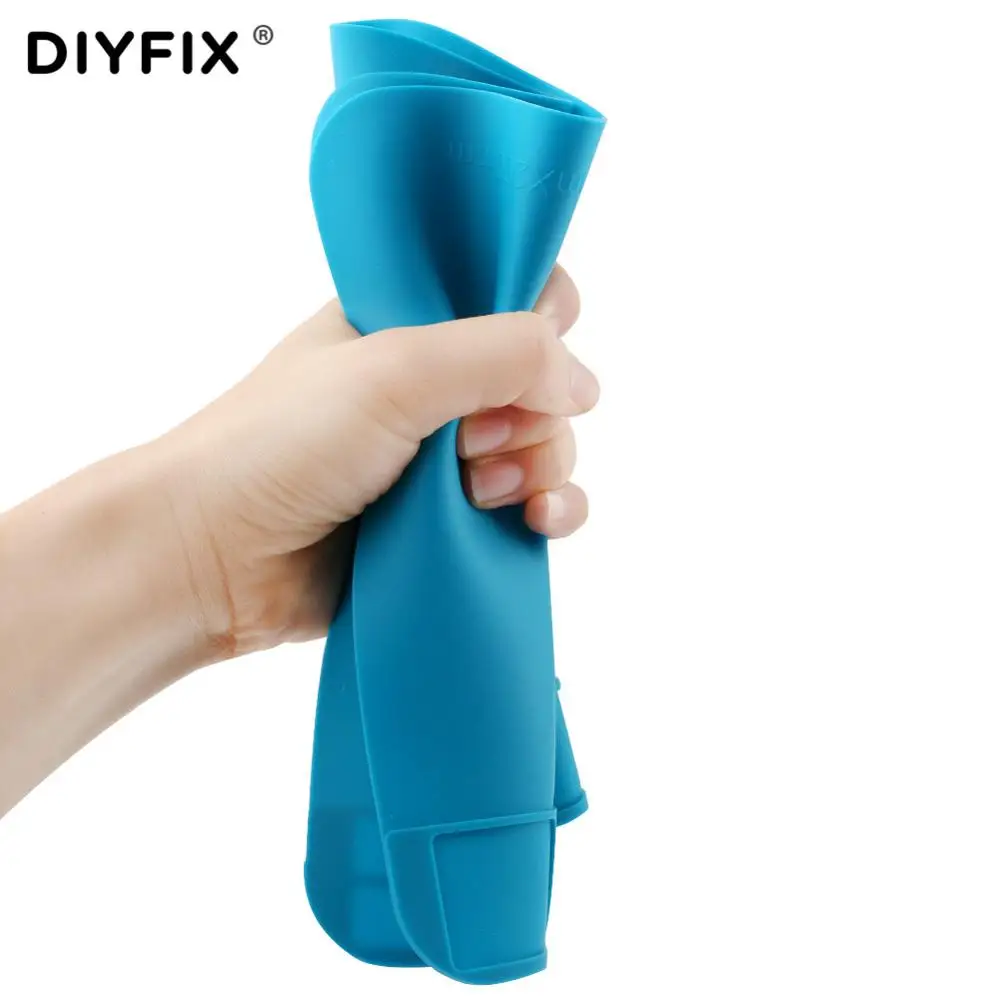 DIYFIX Heat Insulation Silicone Work Pad For BGA Soldering Repair Station Protection Pad Welding Maintenance Platform Desk Mat
