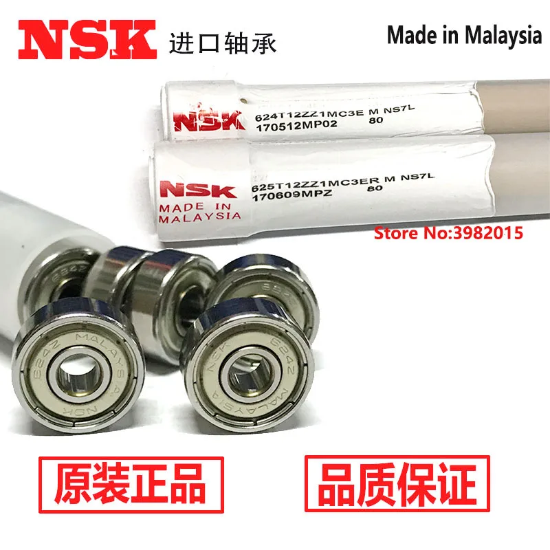 WEDM Cắt Dây NSK Ròng Rọc Bi 624ZZ/625ZZ OD14 * 3*5Mm Cho Hướng Dẫn Bánh Xe Dây máy Cắt
