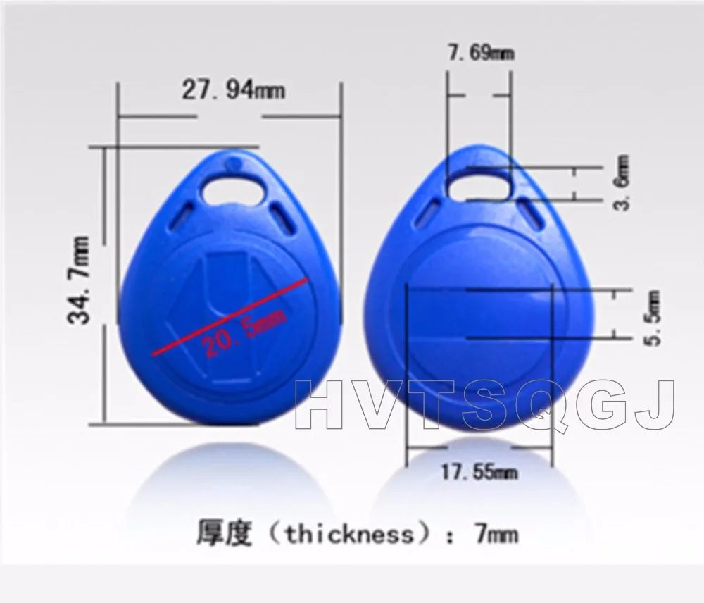 100-pcs-125khz-writable-keyfobs-rfid-t5577-proximity-rewritable-blank-keychains-access-control-token-tags