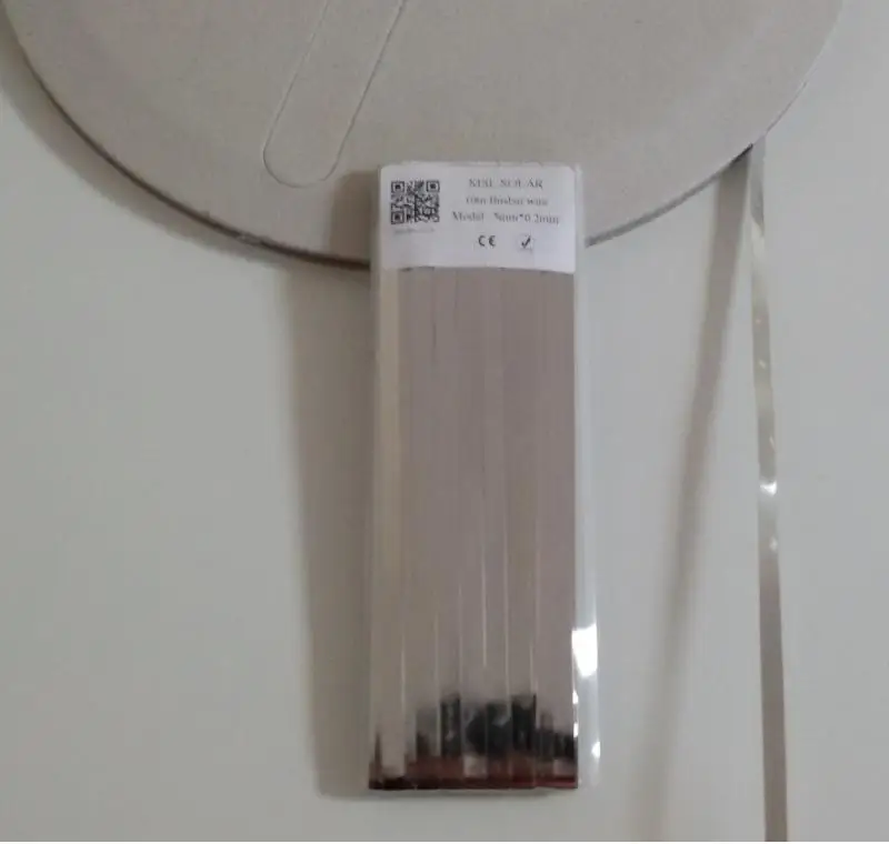 Шина для пайки солнечных элементов, 5 мм х 0,2 мм, 10 м/лот Паяльная проволока более 99.97%, сертифицирована CE ROSH