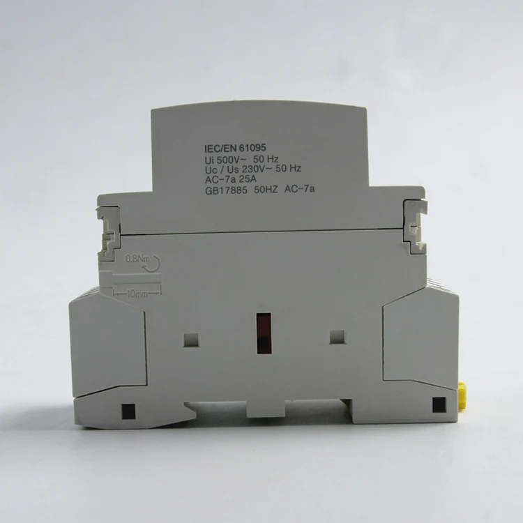 4P 16A CT1 220V/230V 50/60HZ 35mm Din rail Modular AC Contactor Household Home ac contactor 4NO