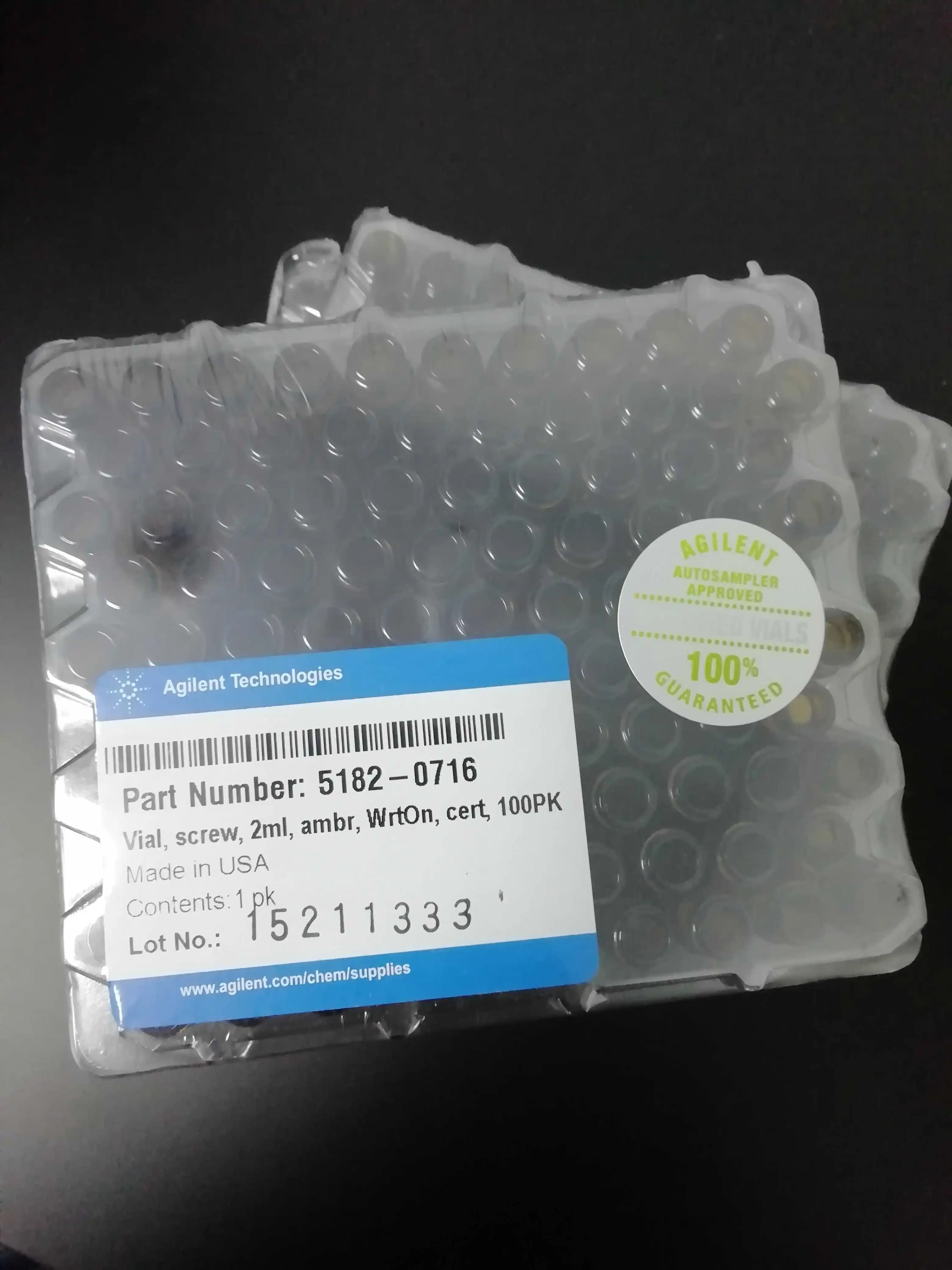 For Agilent Sample Bottle 5182-0716