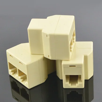 

50PCS X RJ45 Ethernet Network Splitter Coupler Connector Plug Ethernet LAN