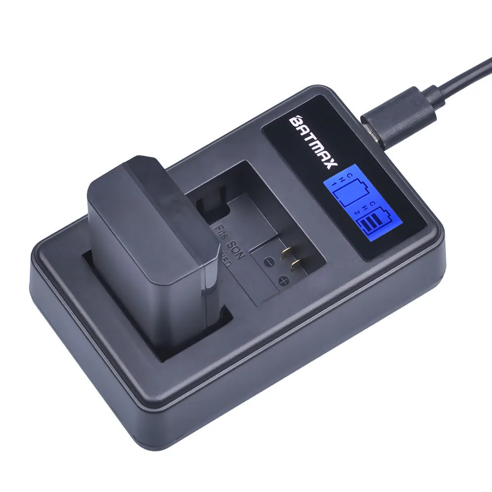 NP-FW50 NP FW50 NPFW50 LCD عرض USB المزدوج شاحن لسوني A3000 A5000 A5100 A6000 A33 A55 A7R ENX6 ENX3 ENX5 ENX75T 5R 5N