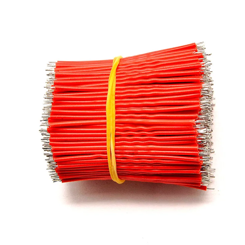 100PCS/Lot Tin-Plated Breadboard PCB Solder Cable 24AWG 5cm Fly Jumper Wire Cable Tin Conductor Wires Connector Wire