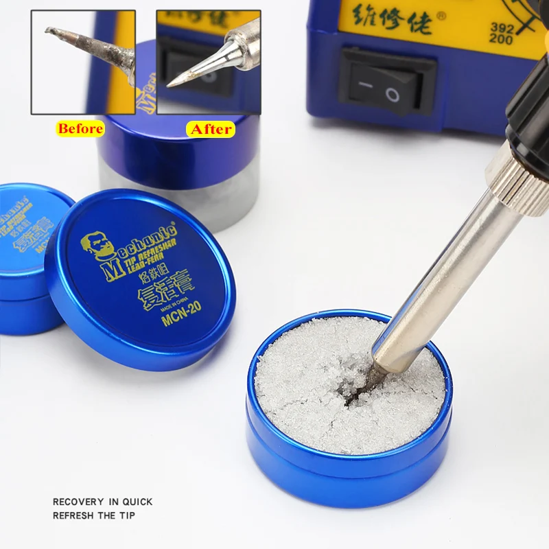 MECHANIC Soldering Tip Refresher Clean Paste for Oxide Solder Iron Tip Head Resurrection Cream Soldering Accessory