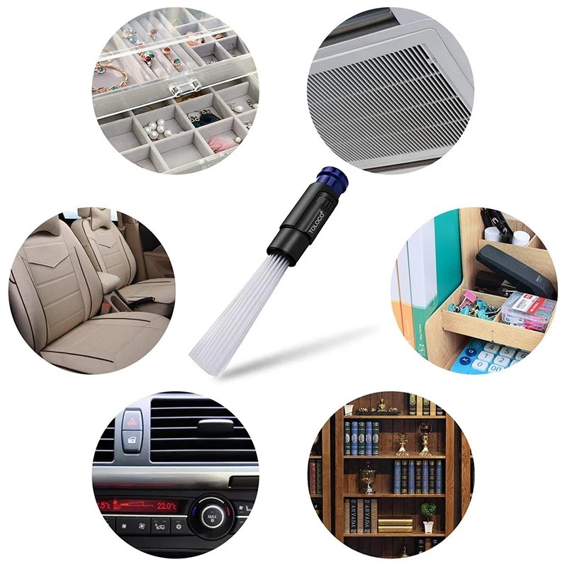 Universal Vacuum Dust Cleaner Brush Suction Tubes Dirt Remover Car Keyboard Drawer Sofa Bed Crevice Tool Vacuum Parts Attachment image 6