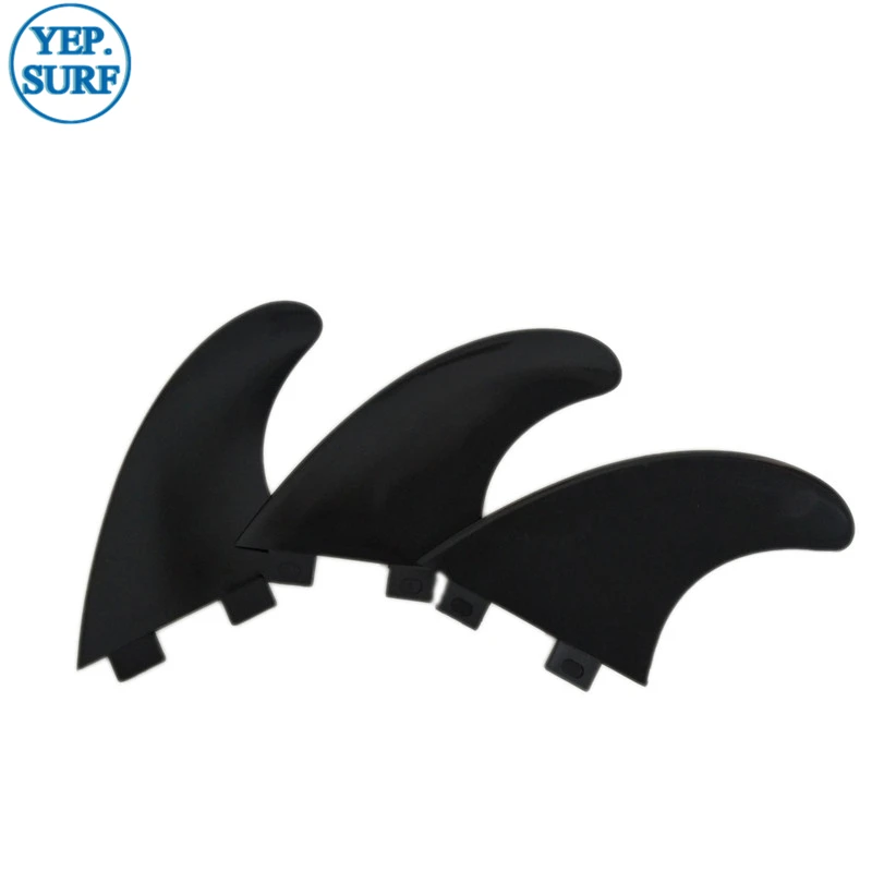 

Surfing Plastic Double Tabs Fins Double Tabs M Black Fin Surfboard fin High quality