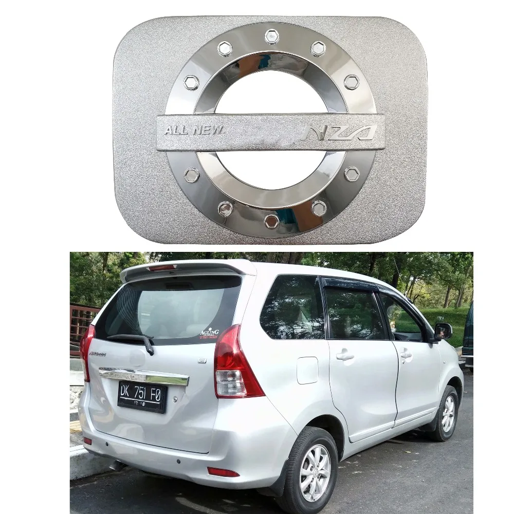 

For Toyota Daihatsu Xenia Avanza 2003-2014 ABS Chrome Car accessories Styling Auto Oil Fuel Tank Cover