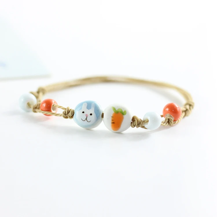 Women Ceramic bracelet student simple bracelets cartoon couple fashion jewelry bracelets & bangles for women #1356