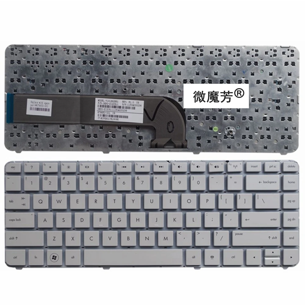 US White New English Replace laptop keyboard FOR HP dv4-5305TX 5112TX 5A04TX 5304TX 5016TX 5113TX 5303TX 5A03TX