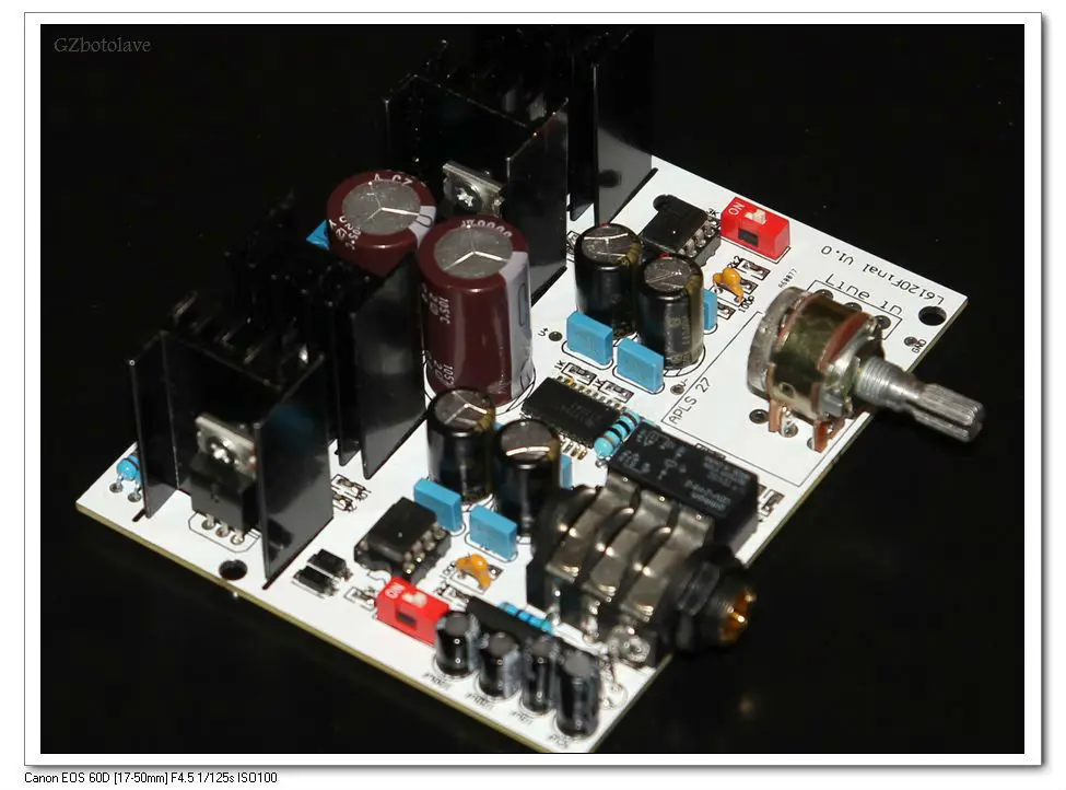 Fonte de alimentação de derivação, amplificador terminator l6120 tem um amplificador de febre tpa6120 kit frete grátis