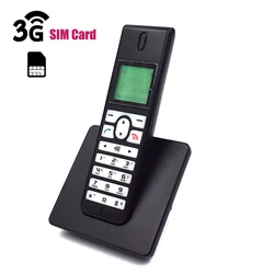 2G 3G GSM Wireless Home Fixed Phone With SIM Card SMS Backlight LED Screen Radiotelephones Wireless Telephone For House