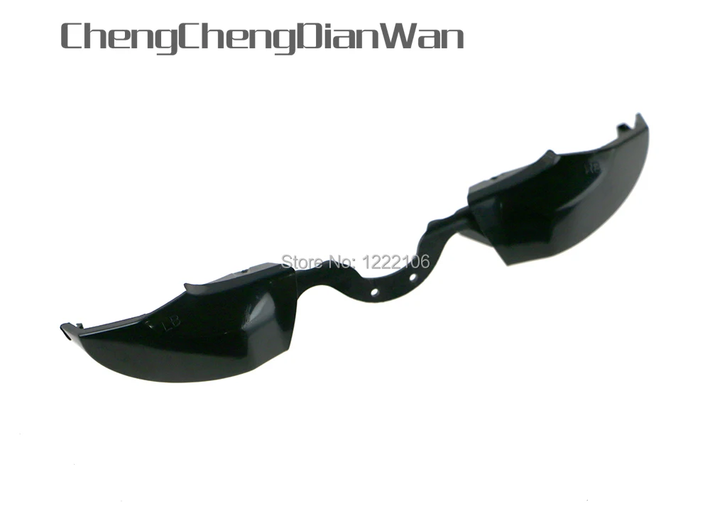 Protetor botão para xbox one, protetor preto lb rb para controle de xbox one com porta jack de 200mm e controle xbox elite, 3.5 peças