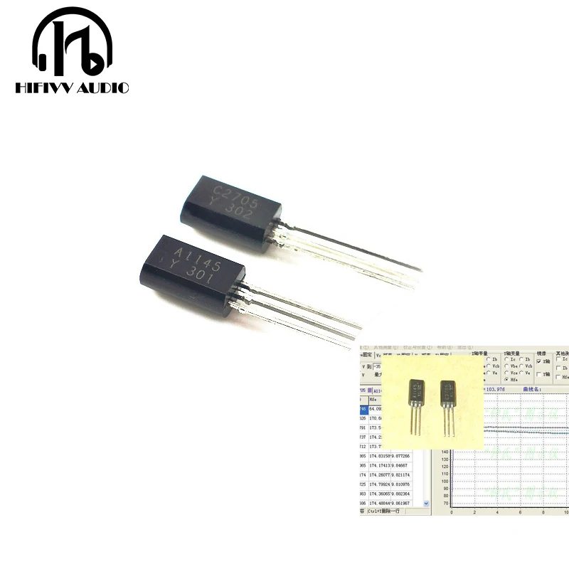 2SC2705 2SA1145 Original PNP 2705 1145 TO-92 Tube Triode IC chip Audio Preamplifier amplifiers DIY parts