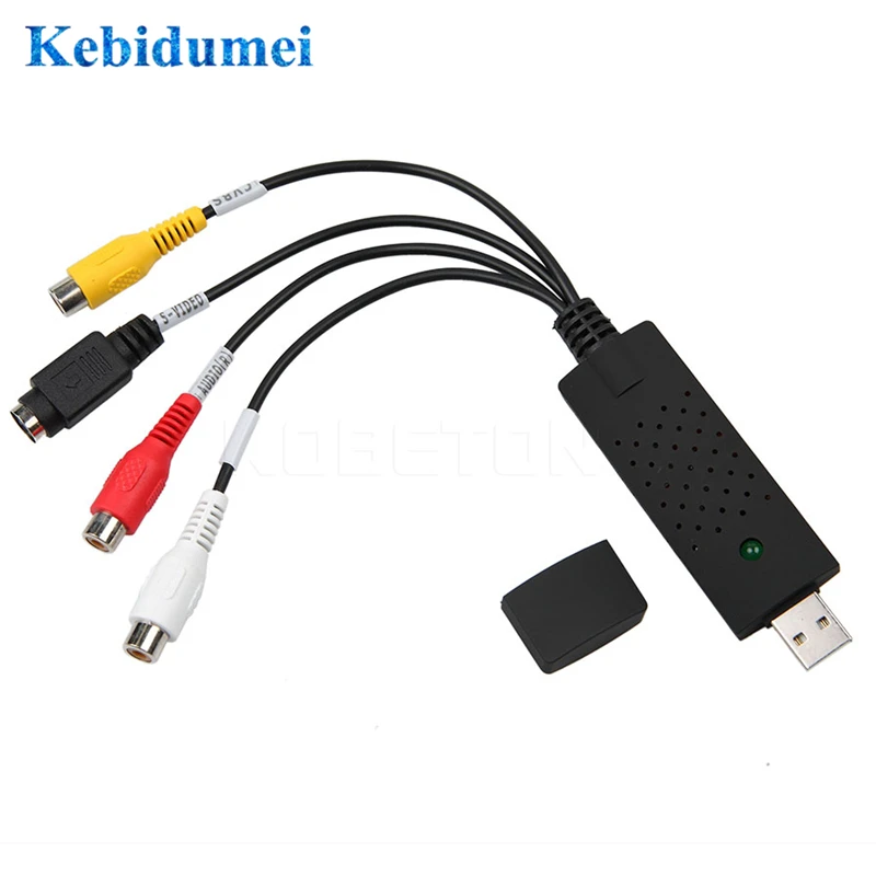 USB 2.0 to RCA Cable Adapter 4 Channel Video Audio Capture Card  Video DVR Capture Adapter  For TV DVD VHS Capture Device