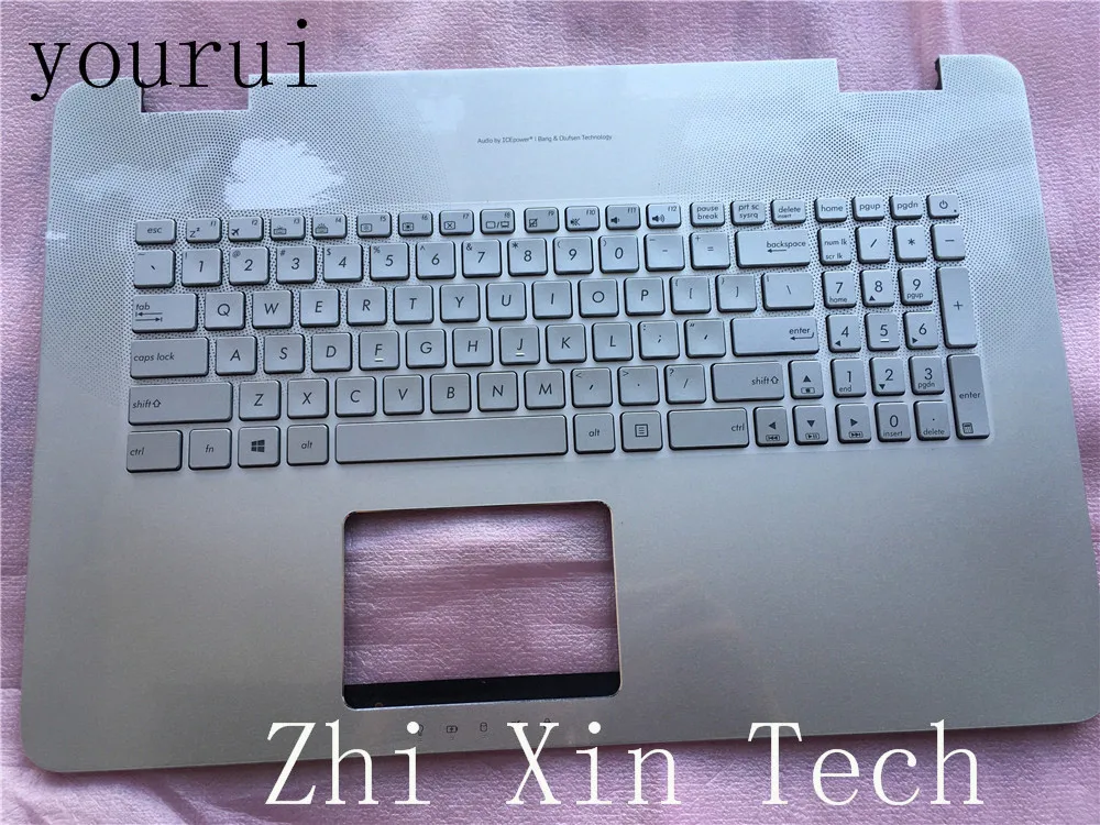 Yourui-capa para Tablet Asus com Teclado Americano Ideal para Asus N751 N751jx N751jk N751j G771 Gl771 com Descanso para as Mãos